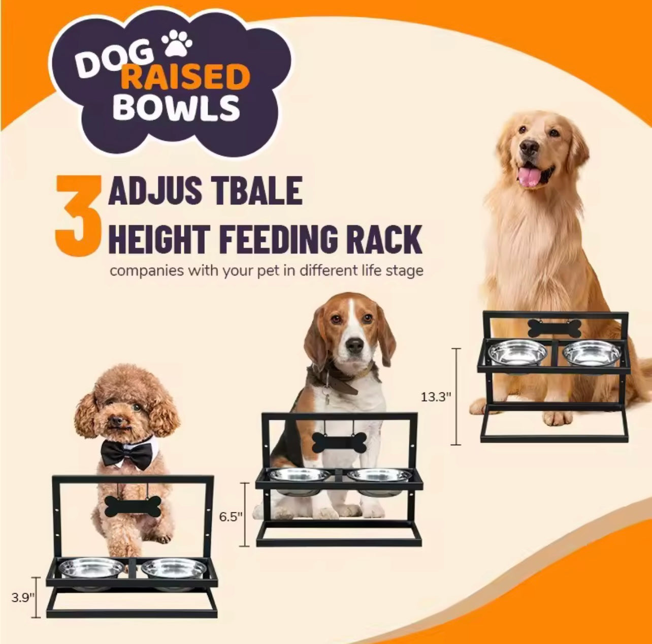 Elevated Dog Food Bowls Kenya | Anti-Slip & Adjustable Pet Feeder – Petcore.Ke