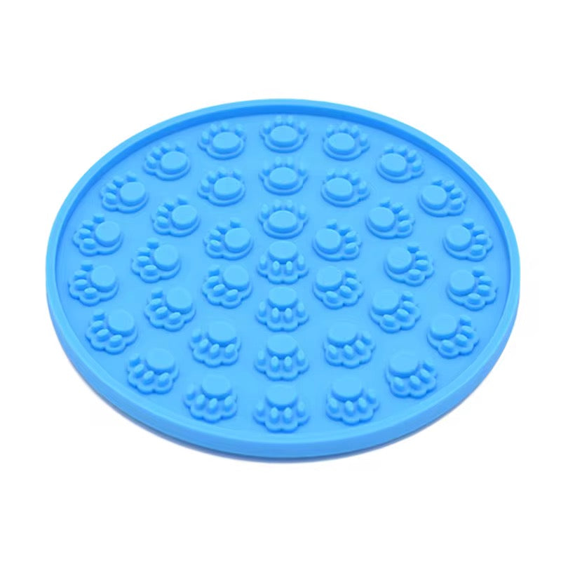 Silicone Treat Lick Mat for Dogs & Cats – Anti-Anxiety Slow Feeder & Boredom Relief Mat