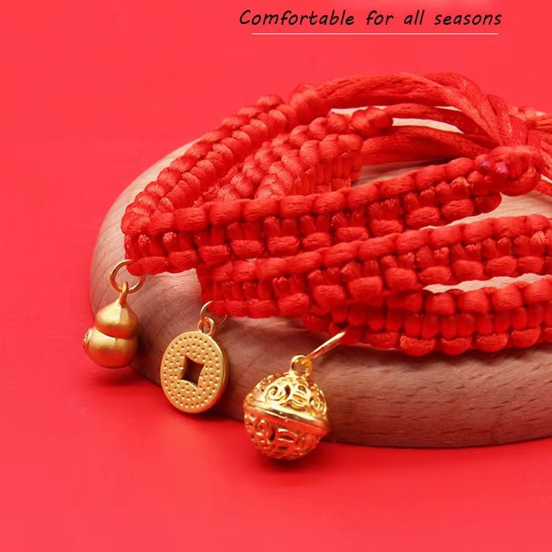 Cat Collar - Chinese Style Red Collar