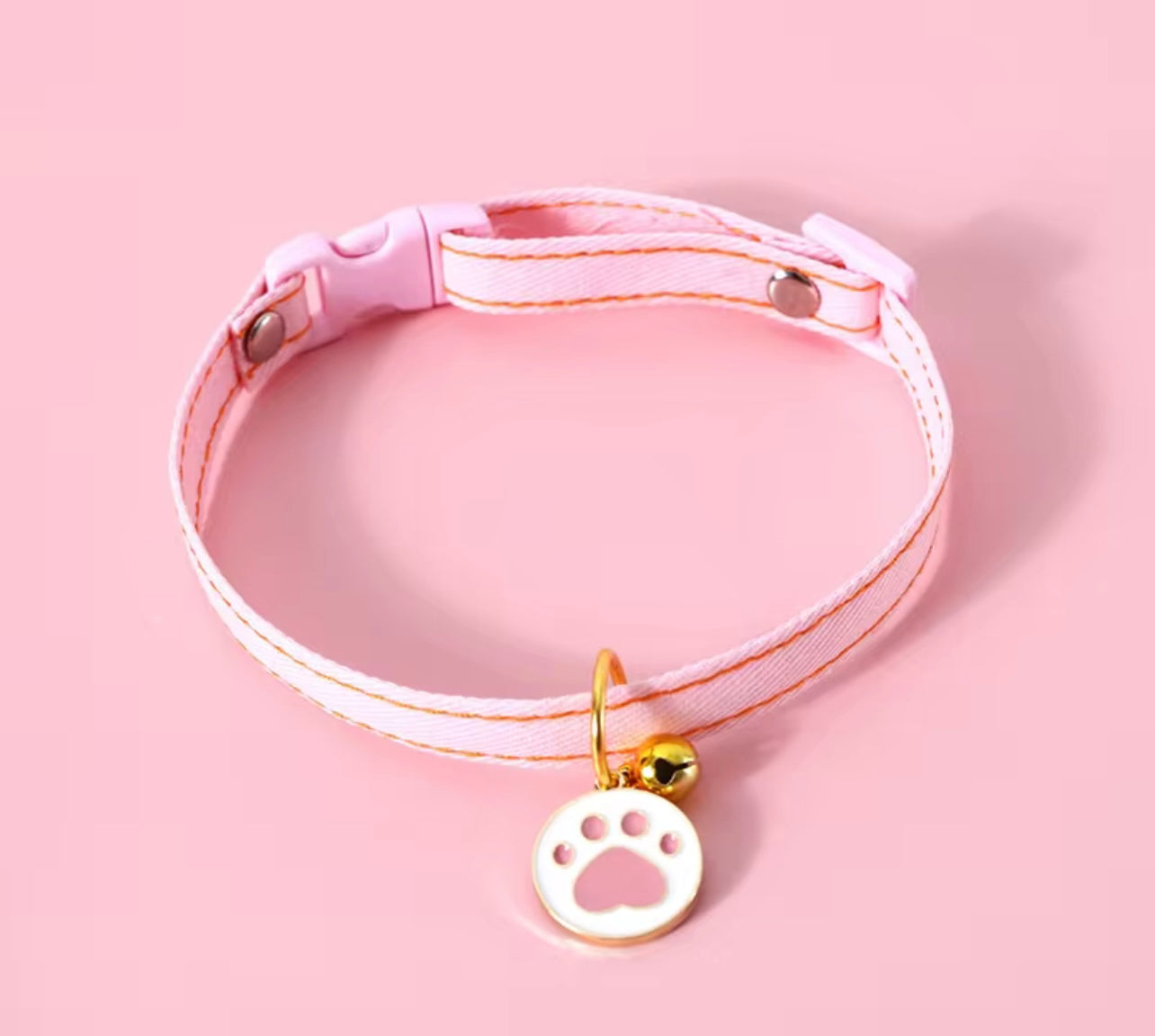 High-Quality Cat Collar with Bell & Pendant – Adjustable, Quick-Release, Comfortable