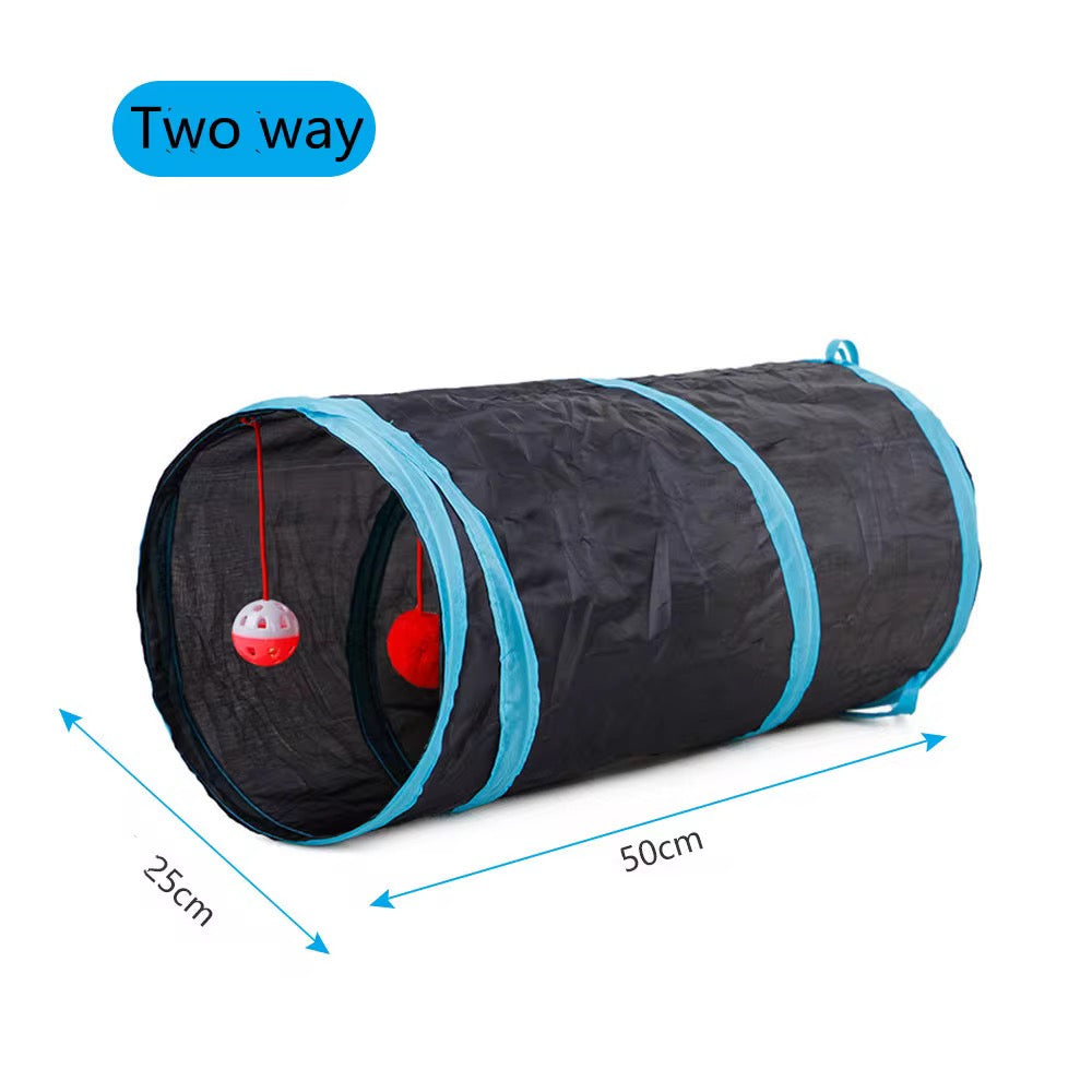 Foldable Cat Tunnel Toy – Interactive Cat Tunnel