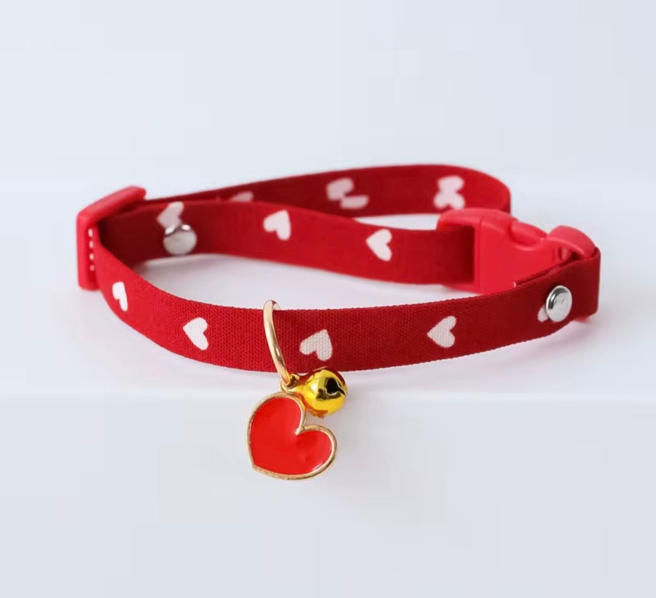 High-Quality Cat Collar with Bell & Pendant – Adjustable, Quick-Release, Comfortable