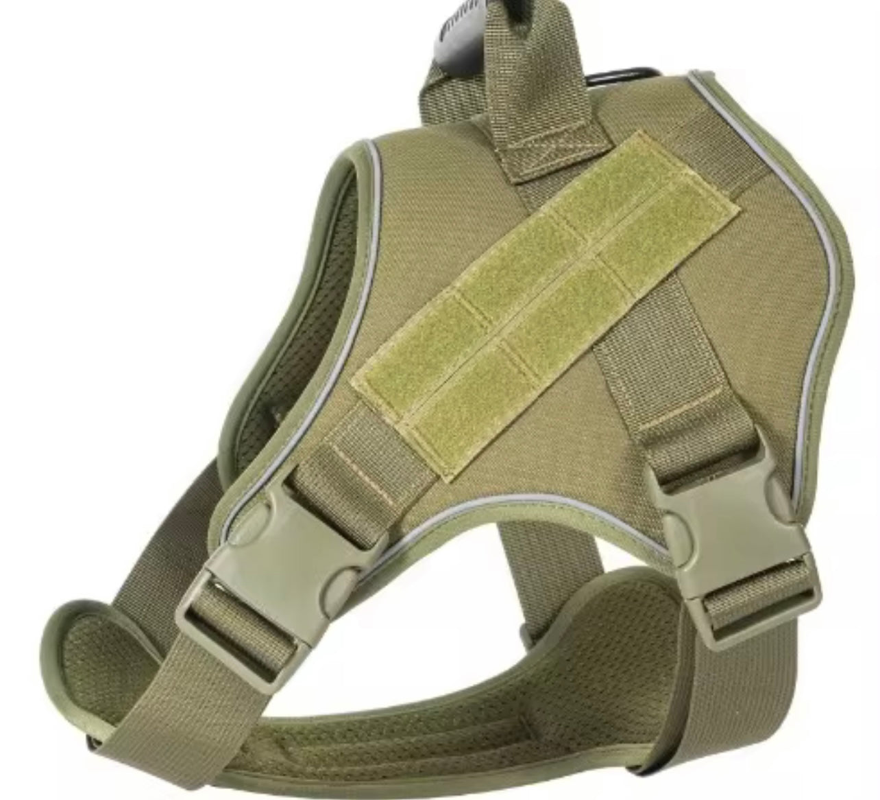 Heavy-Duty Tactical Dog Harness with MOLLE Panels & Reinforced Handle
