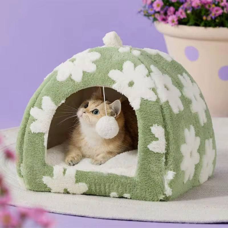 Cozy Cat Bed Cave  – Warm, Soft, Enclosed Sleep Haven in Kenya