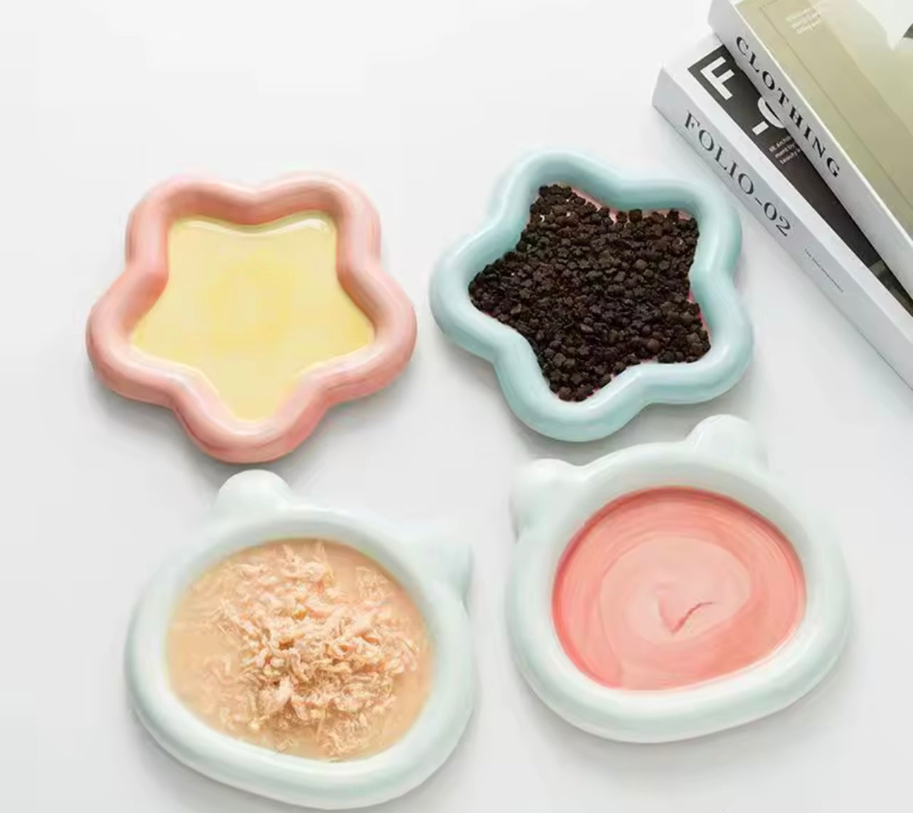 High-Quality Ceramic Cat Food Bowl – Stylish & Safe Feeding in Kenya