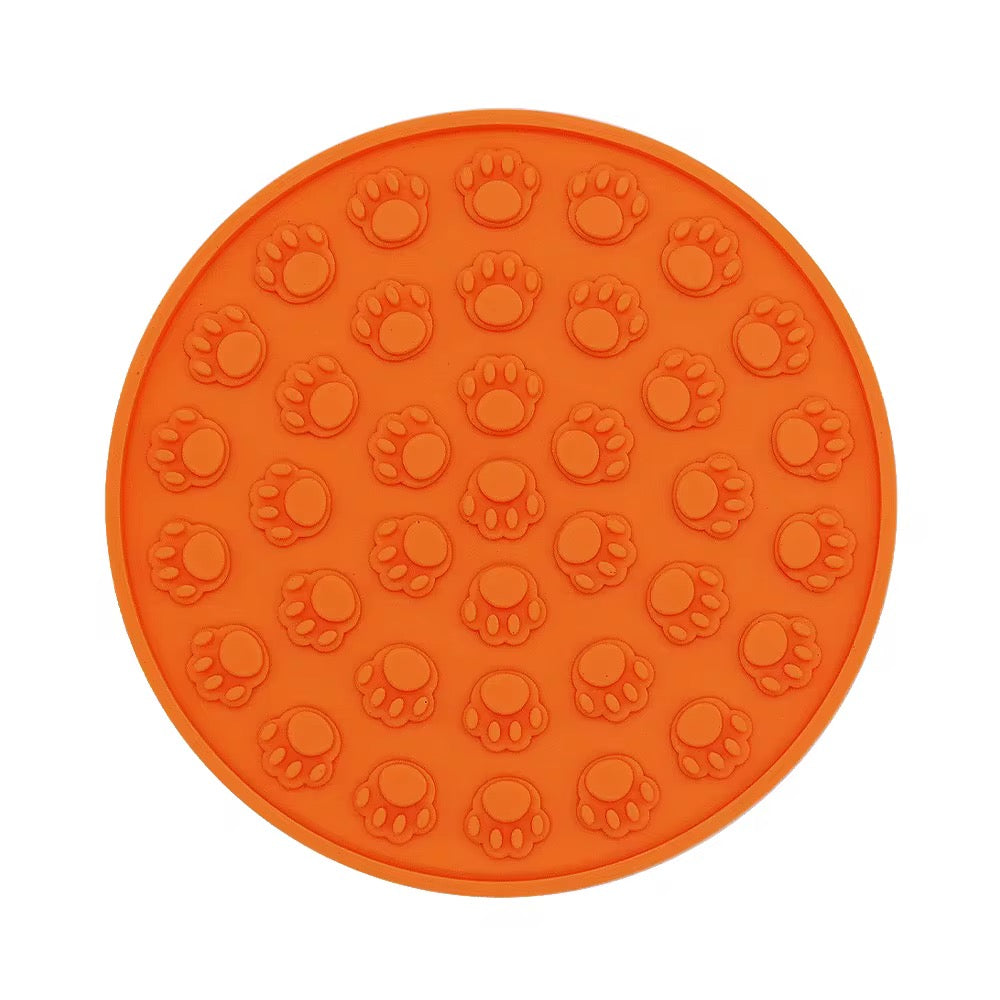 Silicone Treat Lick Mat for Dogs & Cats – Anti-Anxiety Slow Feeder & Boredom Relief Mat