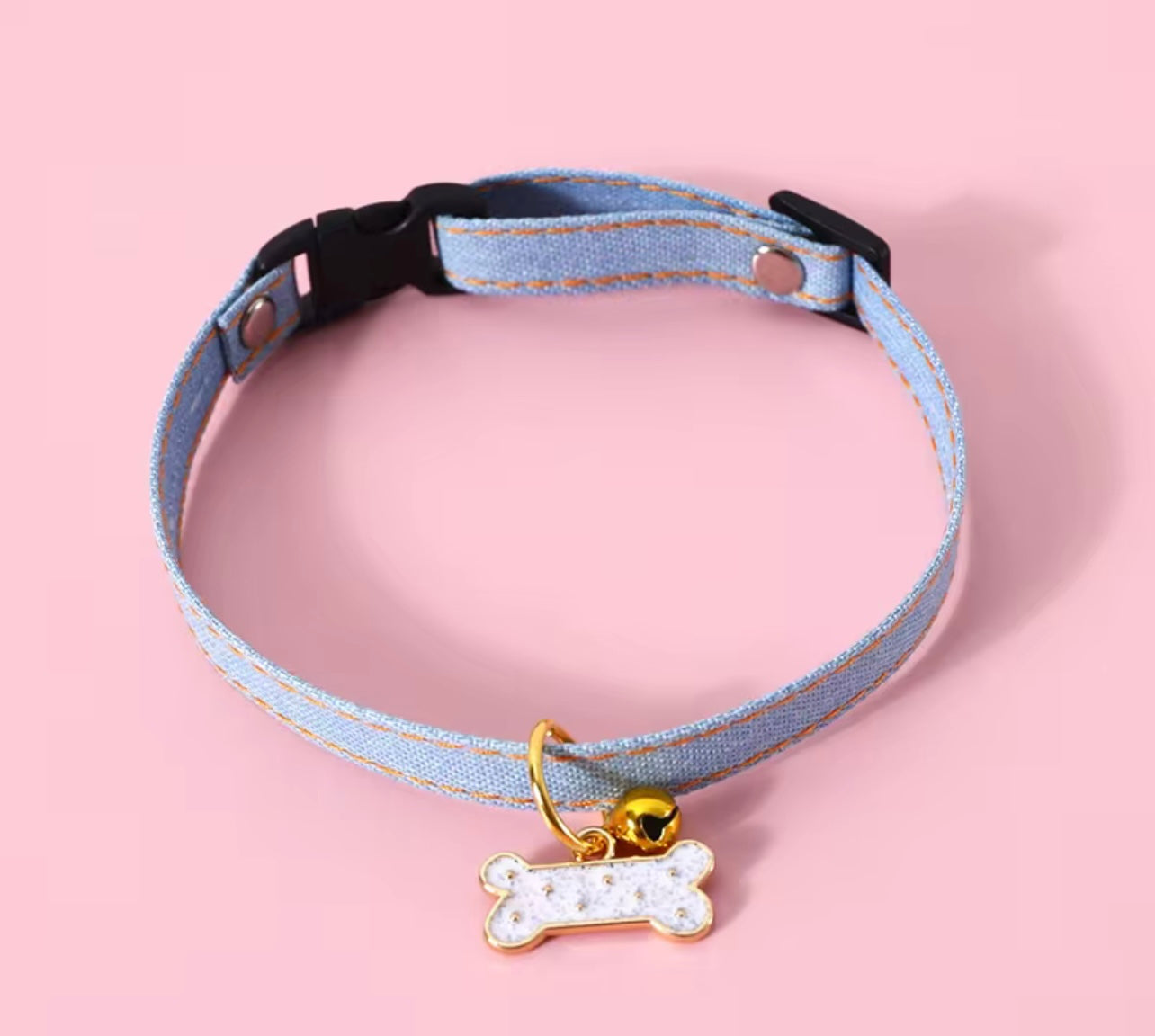 High-Quality Cat Collar with Bell & Pendant – Adjustable, Quick-Release, Comfortable