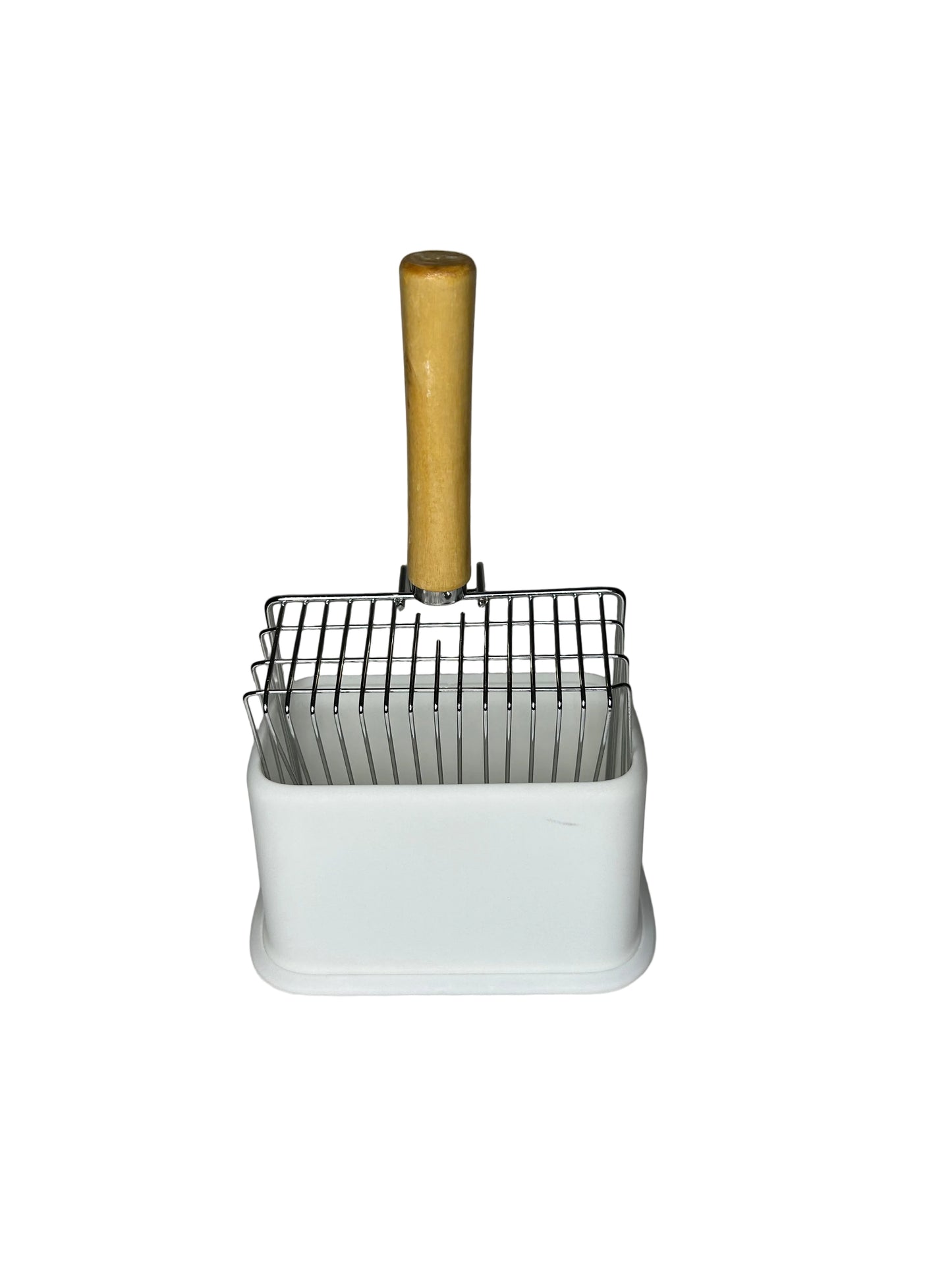 Premium Stainless Steel Cat Litter Scoop with Holder – Heavy Duty Fast-Sifting Litter Scooper for Cats | Petcore Kenya