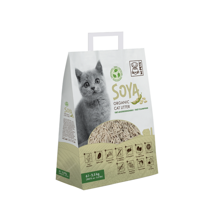 M-PETS Soya Organic Tofu Cat Litter – Natural, Biodegradable & Fast-Clumping Cat Litter in Kenya