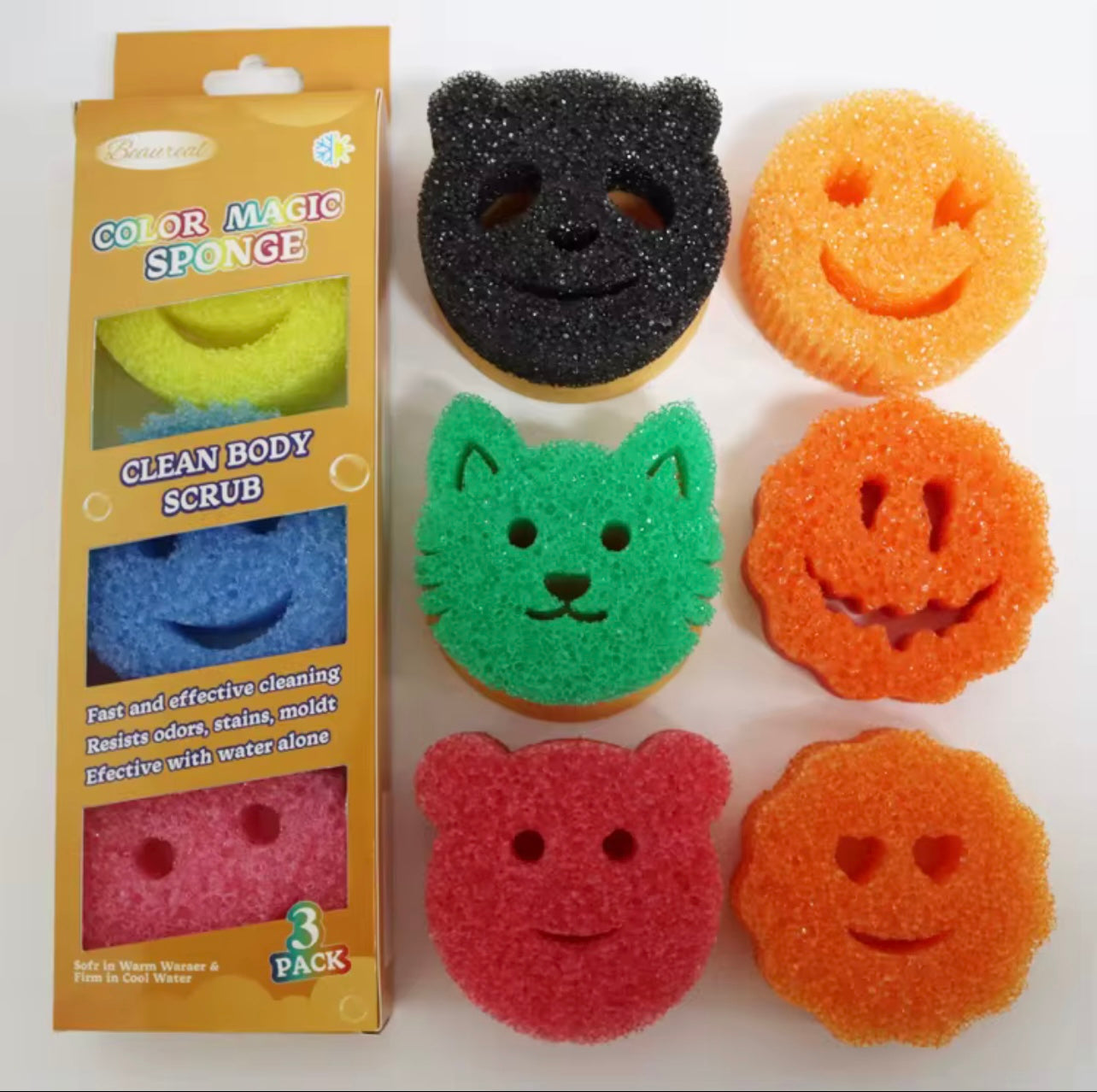 Pet Food Bowl Cleaning Sponge – Scratch-Safe, Odor-Resistant | Petcore.ke