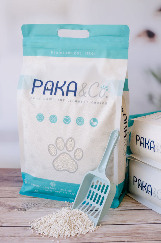 Paka & Co Cassava Cat Litter – Natural Clumping Low Dust Cat Litter in Kenya