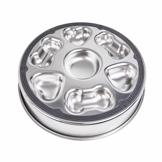 High-Quality Stainless Steel Slow Feeder Bowl – Petcore.Ke