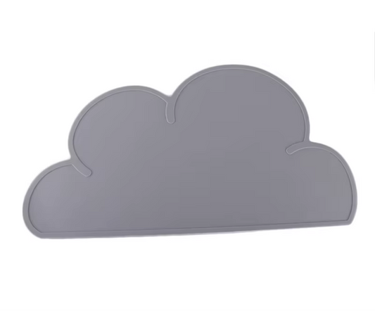 Cloud-Shaped Silicone Pet Food Mat – Anti-Slip & Waterproof