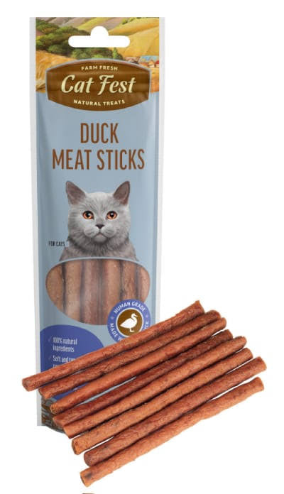 Cat Fest Duck Meat Sticks – Tasty Soft Cat Treats