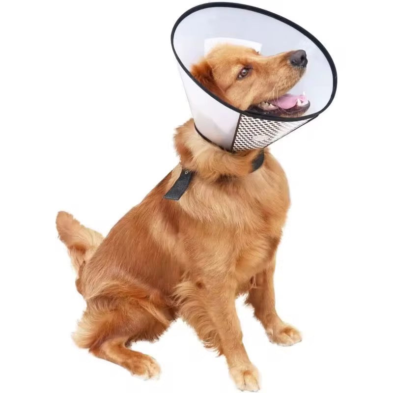 Pet Elizabeth Cone for Dogs  – Protective Recovery Collar (E-Collar) to Prevent Licking & Biting