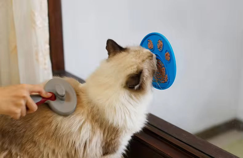 Silicone Treat Lick Mat for Dogs & Cats – Anti-Anxiety Slow Feeder & Boredom Relief Mat