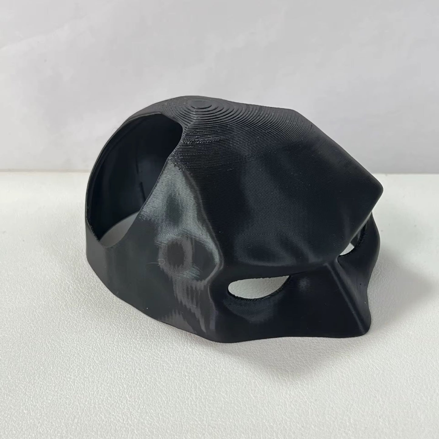 Cat Bat Man Mask – Halloween Superhero Half-Face Pet Costume