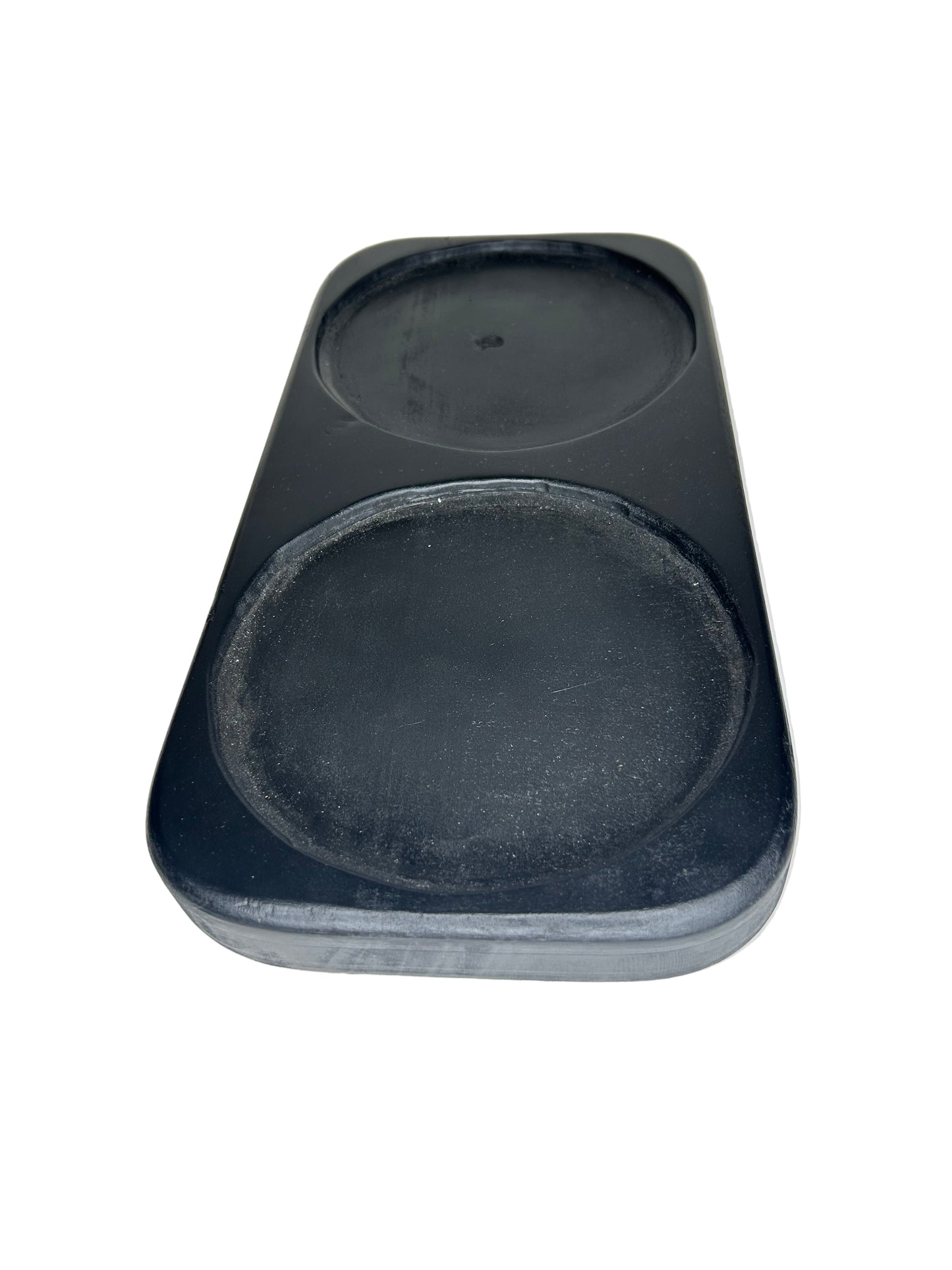 Double Elevated Wooden Cat Bowl Stand for Two Cats – Raised Feeding Station for Multi-Cat Homes