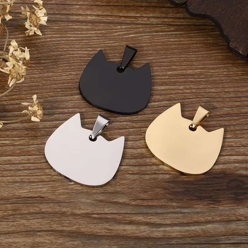Personalized Pet ID Tag for Dogs & Cats – Custom Name Tag with Contact Details