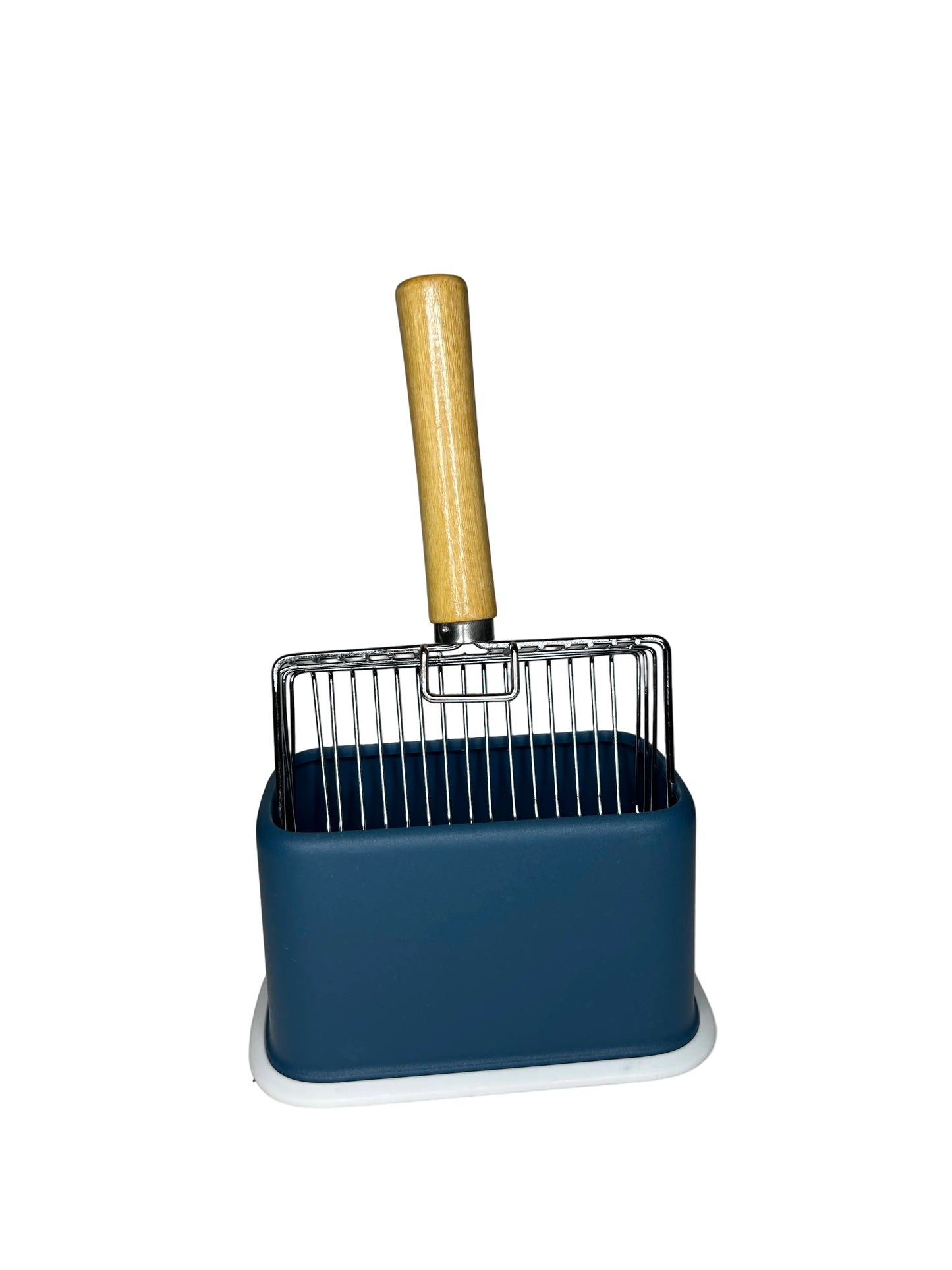 Premium Stainless Steel Cat Litter Scoop with Holder – Heavy Duty Fast-Sifting Litter Scooper for Cats | Petcore Kenya