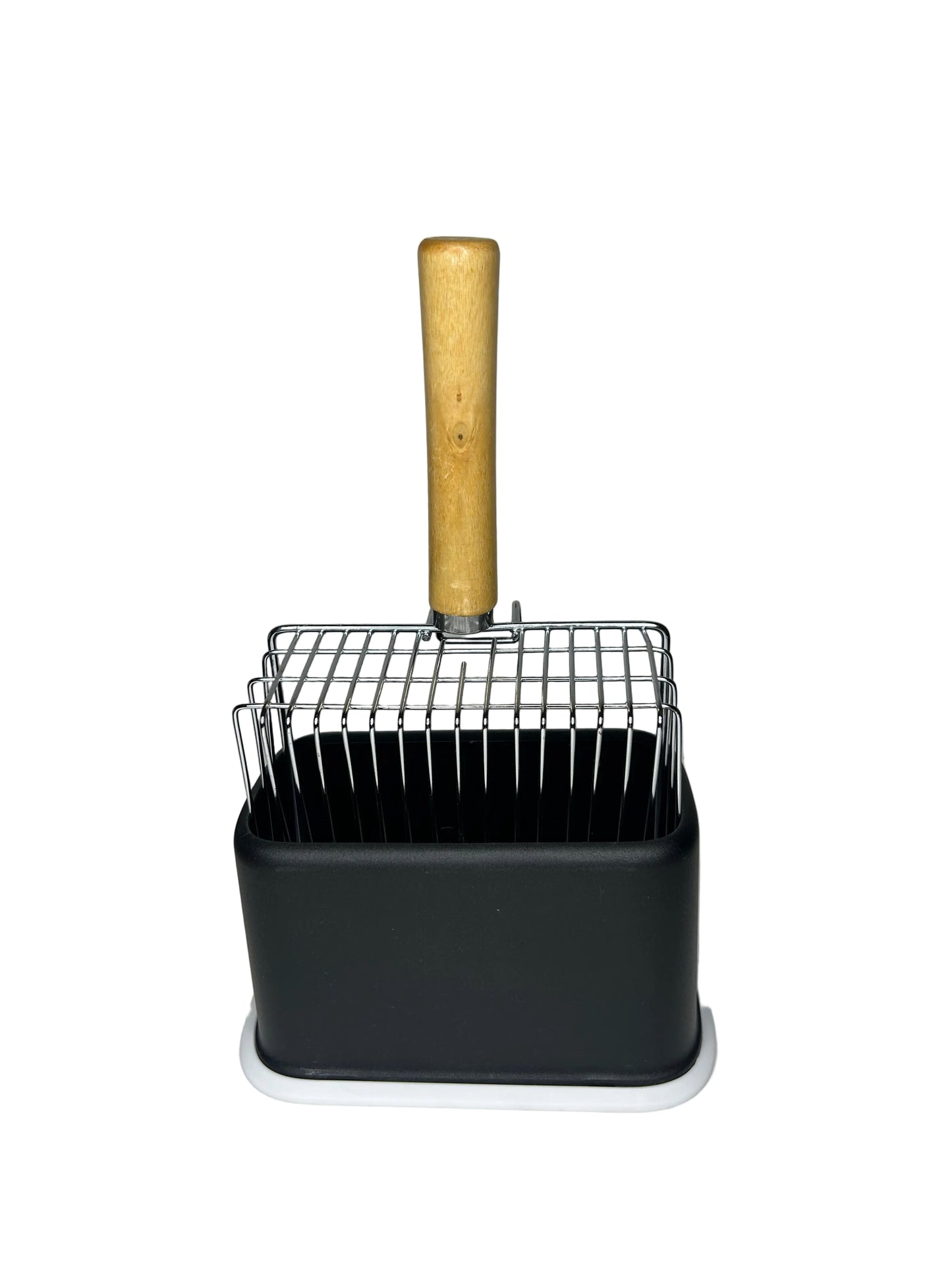 Premium Stainless Steel Cat Litter Scoop with Holder – Heavy Duty Fast-Sifting Litter Scooper for Cats | Petcore Kenya