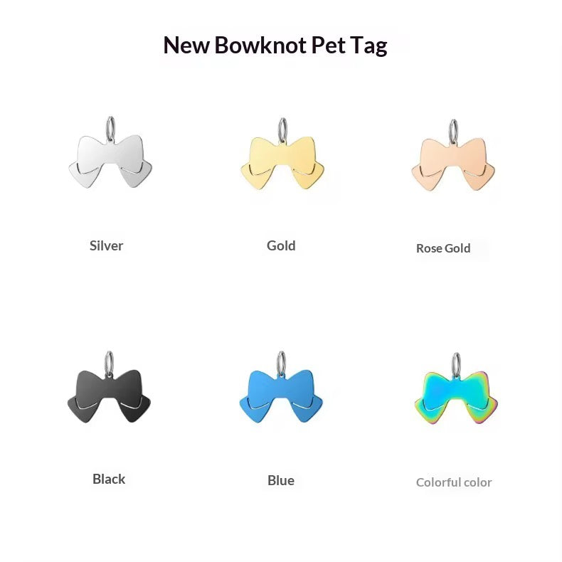 Personalized Pet ID Tag for Dogs & Cats – Custom Name Tag with Contact Details
