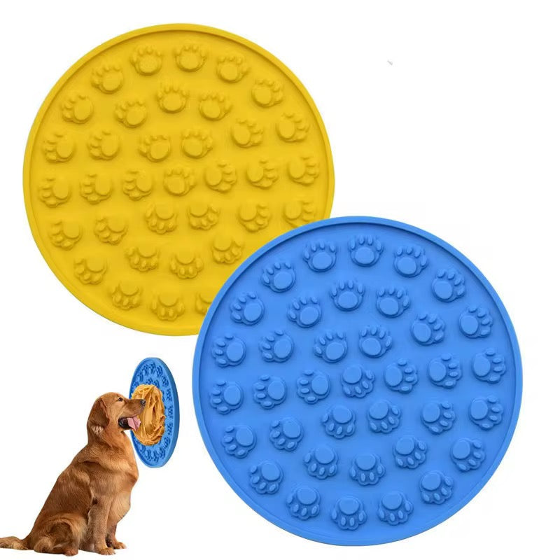 Silicone Treat Lick Mat for Dogs & Cats – Anti-Anxiety Slow Feeder & Boredom Relief Mat