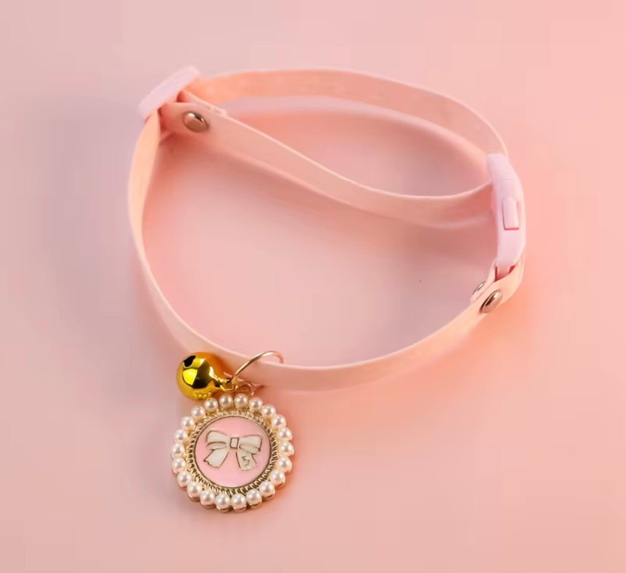 High-Quality Cat Collar with Bell & Pendant – Adjustable, Quick-Release, Comfortable