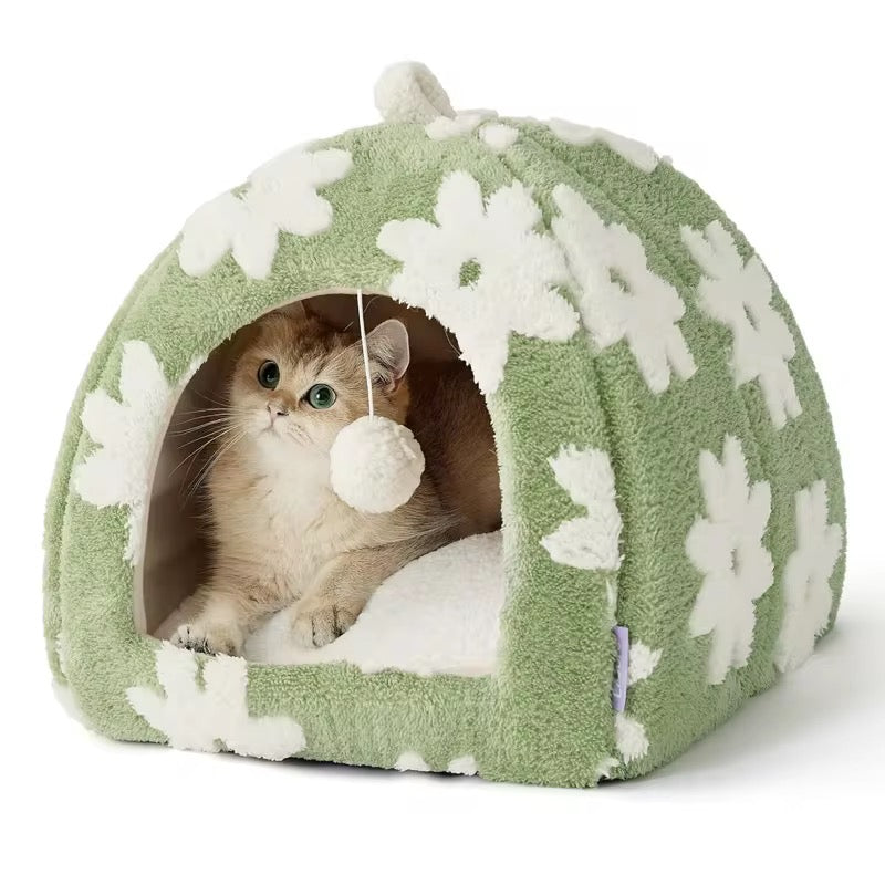 Cozy Cat Bed Cave  – Warm, Soft, Enclosed Sleep Haven in Kenya