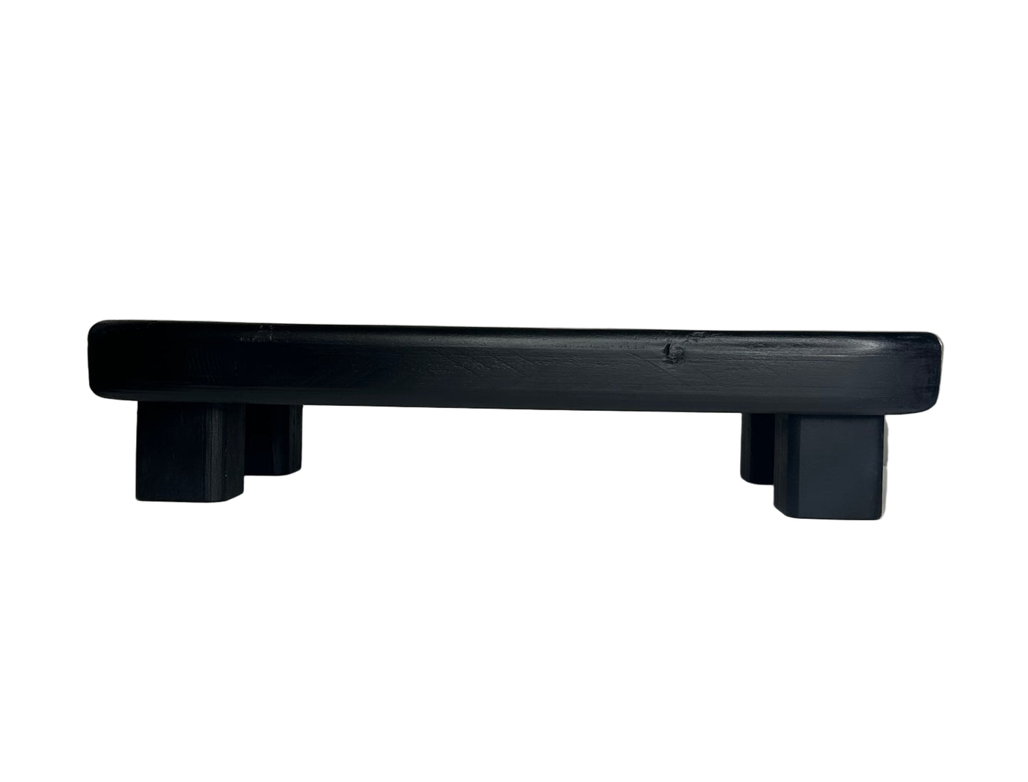 Double Elevated Wooden Cat Bowl Stand for Two Cats – Raised Feeding Station for Multi-Cat Homes