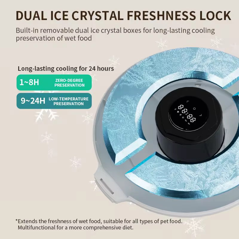 Automatic Wet Food Cat Feeder – Timed Feeding for Fresh Meals & Portion Control