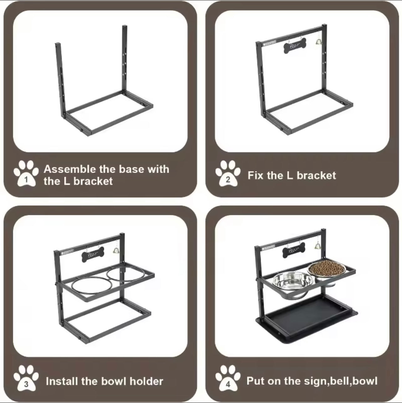 Elevated Dog Food Bowls Kenya | Anti-Slip & Adjustable Pet Feeder – Petcore.Ke