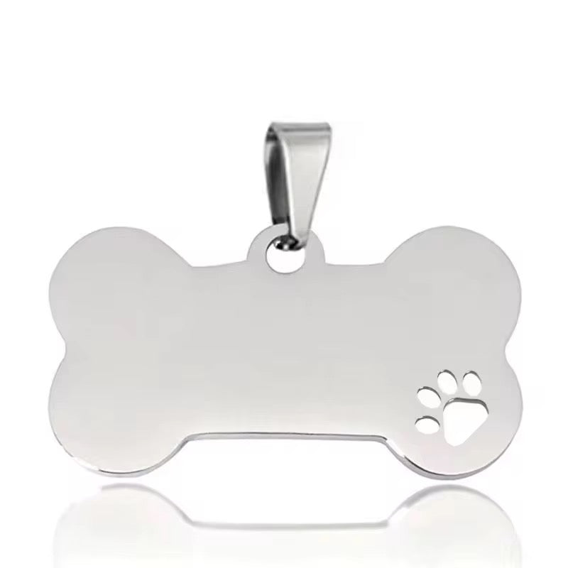 Personalized Pet ID Tag for Dogs & Cats – Custom Name Tag with Contact Details