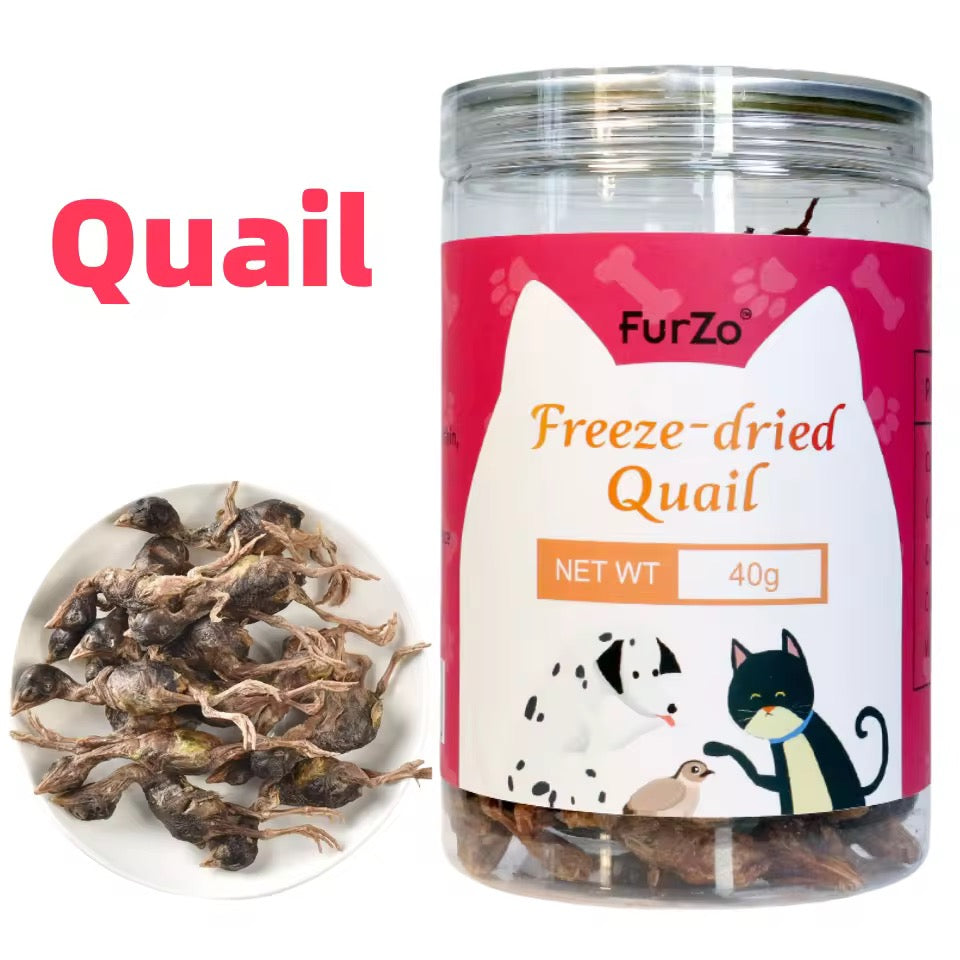 Furzo Freeze Dried Quail Dog Treats – Premium High Protein Training Treats for Dogs in Kenya (40g)