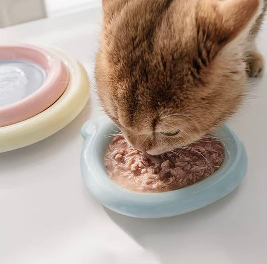 High-Quality Ceramic Cat Food Bowl – Stylish & Safe Feeding in Kenya