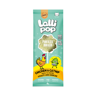 Gnawlers Freeze-Dried Chicken & Catnip Lollipop Cat Treats | High-Protein Cat Snacks in Kenya