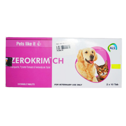 Zerokrim Dewormer for Cats & Dogs | Broad-Spectrum Dewormer – Petcore Kenya