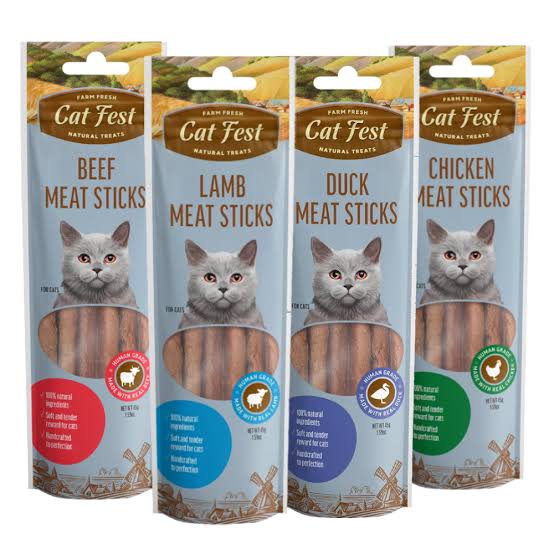 Cat Fest Duck Meat Sticks – Tasty Soft Cat Treats
