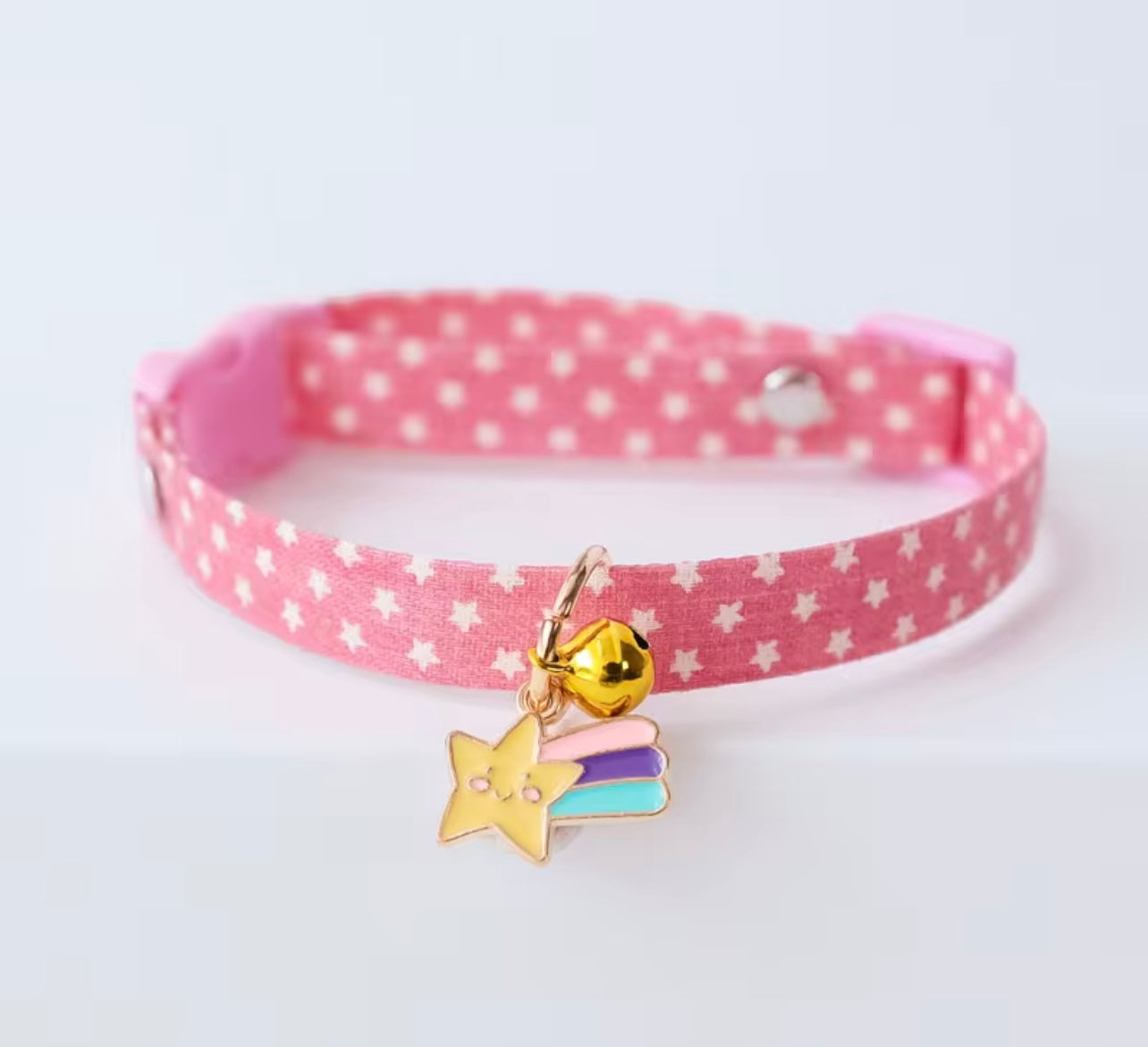 High-Quality Cat Collar with Bell & Pendant – Adjustable, Quick-Release, Comfortable