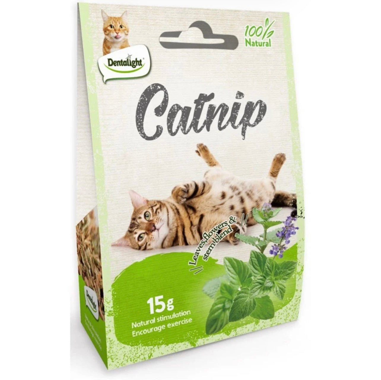 Dentalight Natural Catnip – 100% Natural Catnip Leaf & Flower Blend (15g)