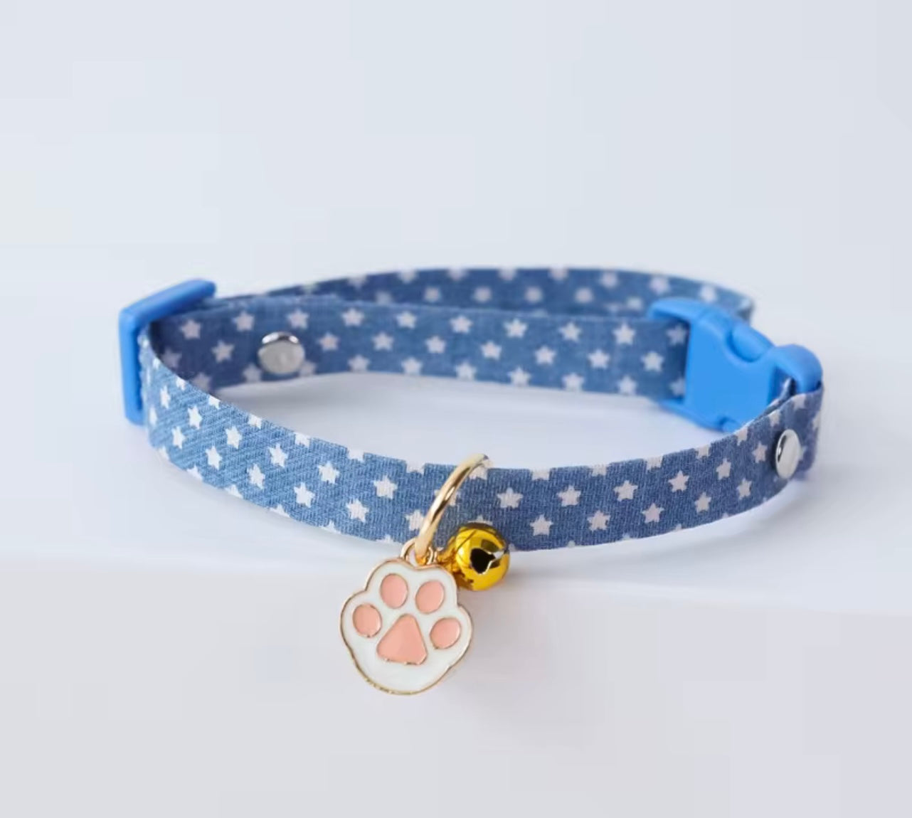 High-Quality Cat Collar with Bell & Pendant – Adjustable, Quick-Release, Comfortable