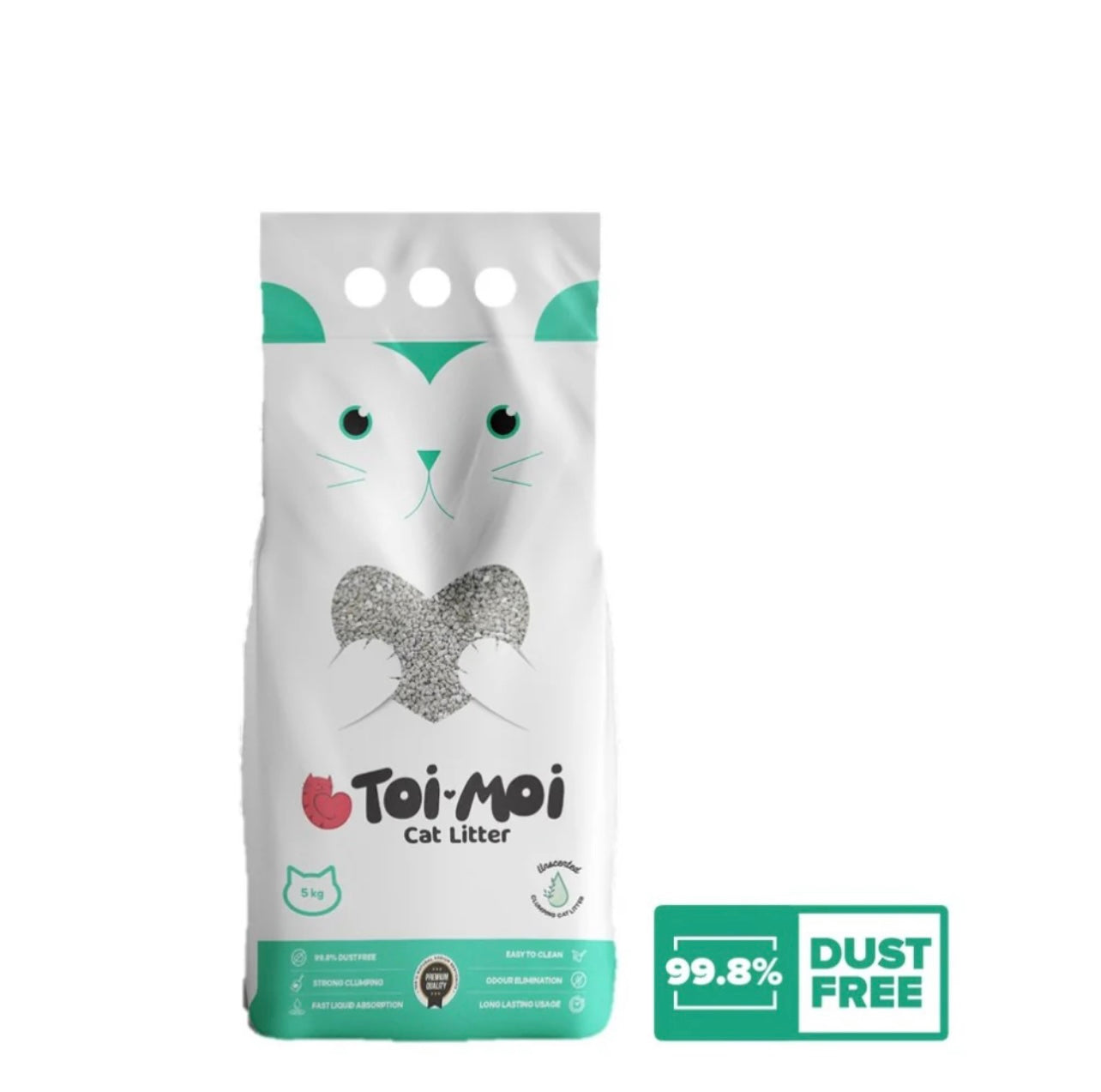 Toi Moi Unscented Clumping Cat Litter | Dust-Free & Odor Control – Petcore Kenya