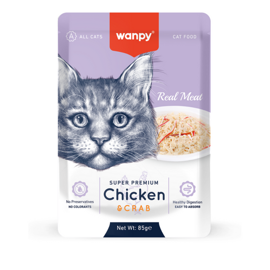 Wanpy Wet Cat Food – Chicken & Crab | Petcore Kenya